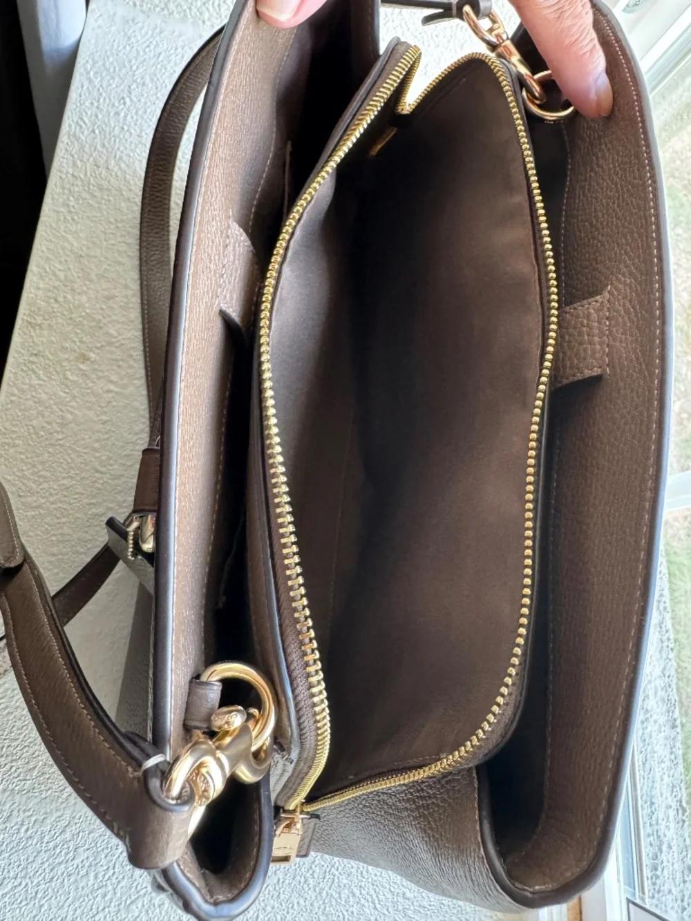Coach Savannah Carryall Large Taupe